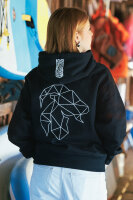 MANAO Oversize Hoodie KAO | black