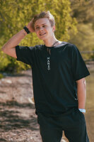 MANAO Oversize T-Shirt KAO | black