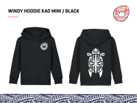 MANAO Mini Windy Hoodie HONU | black