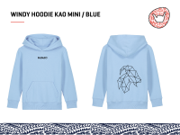 MANAO Mini Windy Hoodie KAO | blue