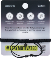 Skate | Braided Armband | Schwarz- Mint