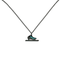 Eisschnelllauf | Halskette | Schwarz-Mint